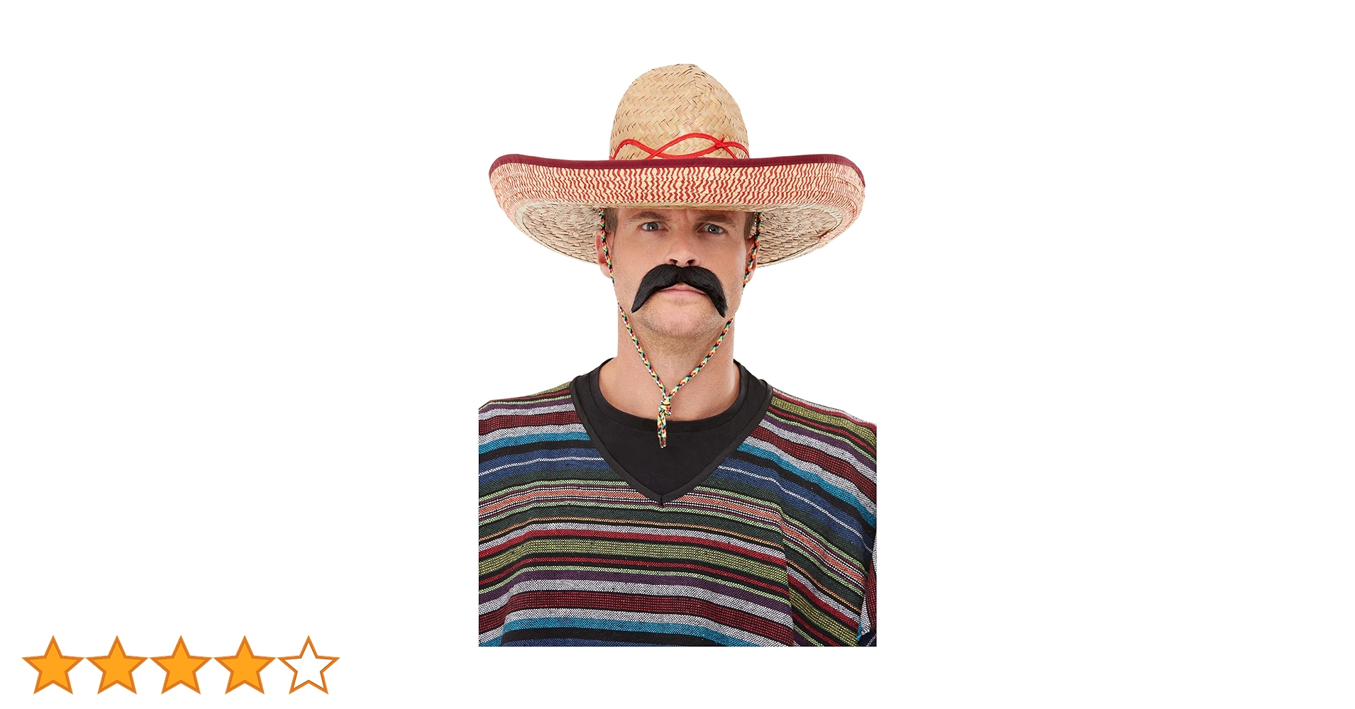 ソンブレロ　メキシコ産 Amazon | 帽子 麦わら メキシコ風 大人用 メキシカンハット